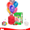 Pack 30 Ballons Métalliques+ Hélium Petit · Pack Métallique Mini