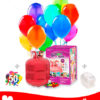50 Ballons de Baudruche + Hélium Grande · Pack Ballon Maxi