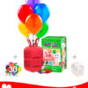 30 Ballons de Baudruche + Hélium Petit · Pack Ballons Mini