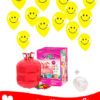 40 Ballon Smiley 30 cm + Hélium Maxi · Pack Smiley Maxi