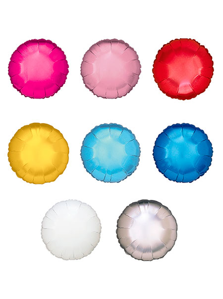 colores globos de helio redondos