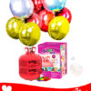 22 Ballons Mylar Rond + Hélium Grande